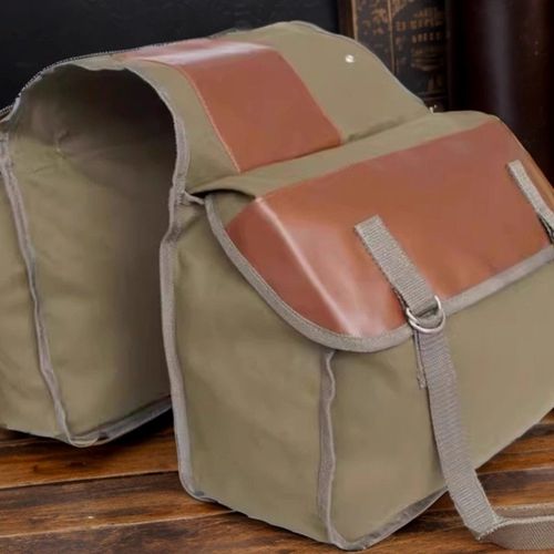 邮包摩托车帆布边包自行车侧边包覆古通驮包牛津布防水骑士包挂包