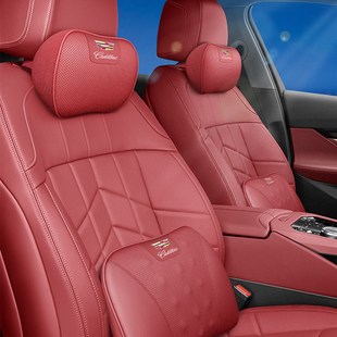 XT4 XT5 XT6真皮头枕腰靠汽车座椅靠枕 CT6 适用于凯迪拉克CT5