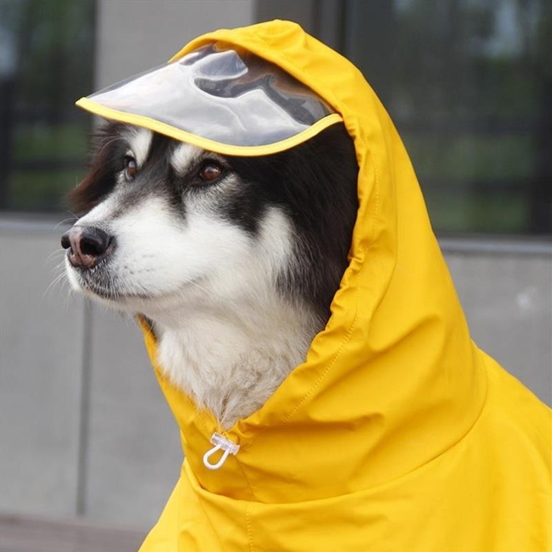 宠物大狗简易雨衣大型犬肚兜阿拉斯加金毛哈士奇秋田边牧萨摩雨披