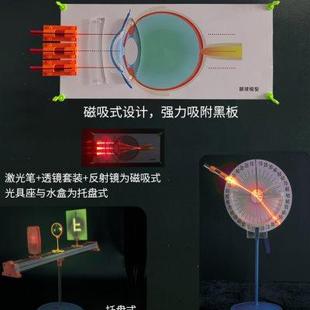 2024年新款 光学演示箱初中物理实验器材全套初二八年 教师版 磁吸式