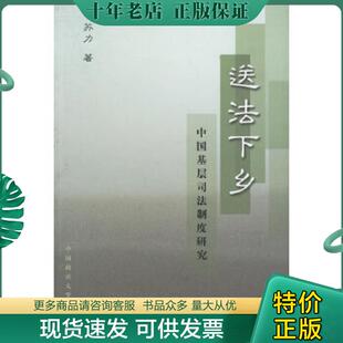 正版现货9787562020202 送法下乡：中国基层司法制度研究 苏力著 中国政法大学出版社