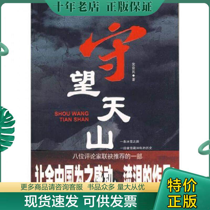 正版现货9787503322082 守望天山 党益民著 解放军文艺出版社