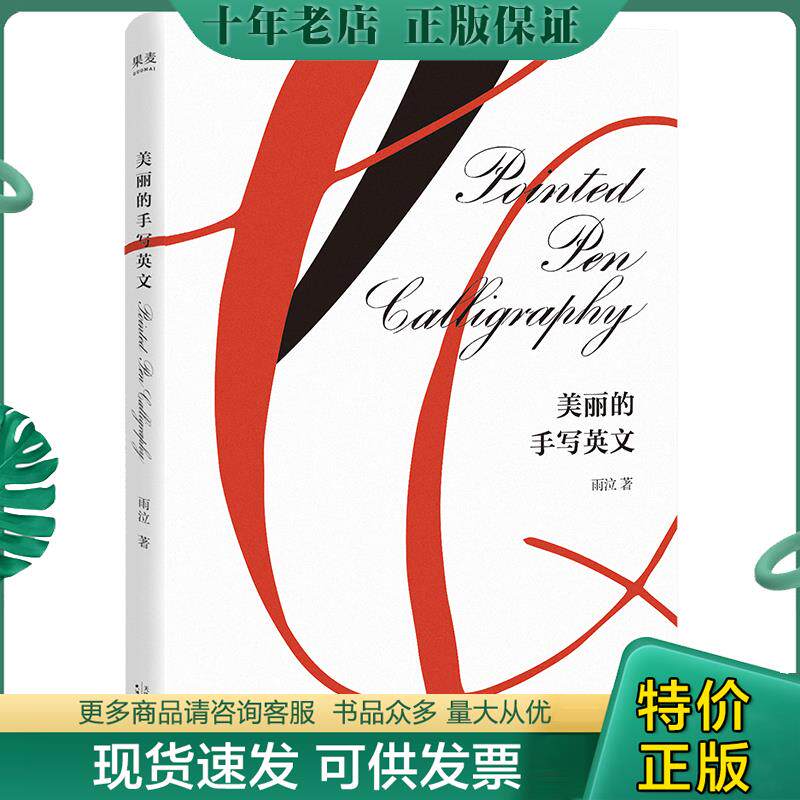 正版现货9787201141602 美丽的手写英文 果麦文化出品;雨泣 天津人民