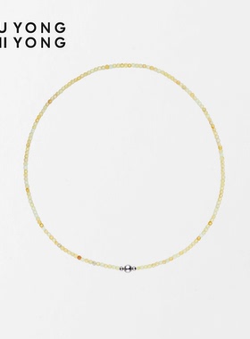 无用之用天然黄澳宝方糖项链