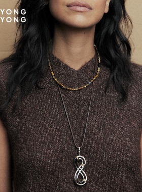 无用之用莫比乌斯环滑轨项链