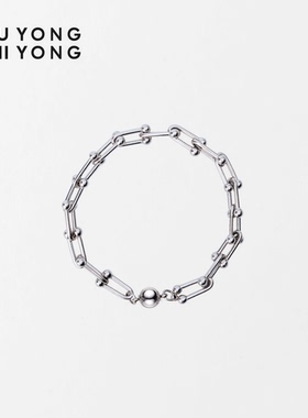 无用之用钛钢马蹄扣手链项链