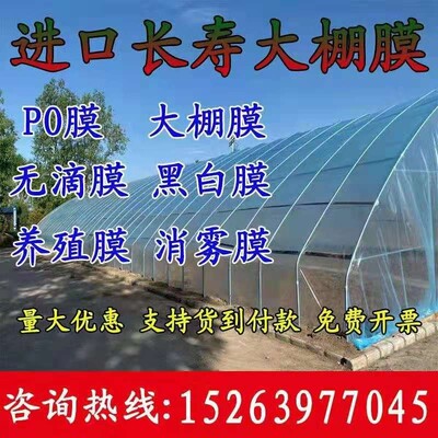 蔬菜大棚膜黑白膜高透光PO膜