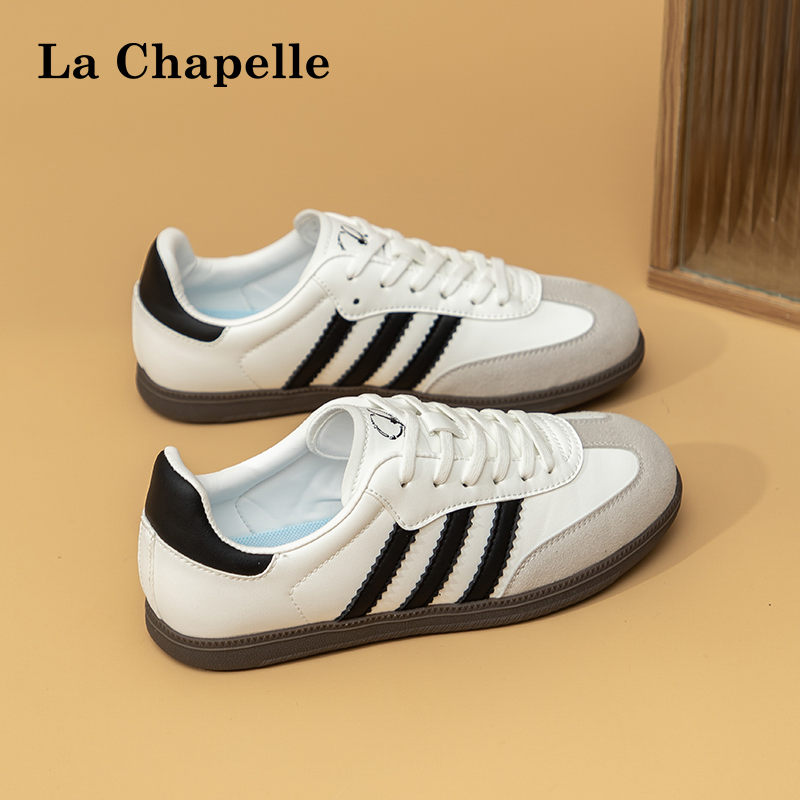 拉夏贝尔德训鞋女轻便百搭板鞋