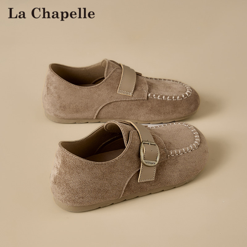 拉夏贝尔复古勃肯鞋女2026春季新款平底浅口吐司鞋休闲软底单鞋女,女鞋,勃肯鞋/软木鞋,淘宝优惠券,粉丝福利购,淘宝优惠卷