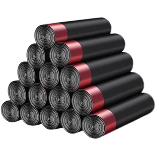 抽绳垃圾袋居家卧室办公通用加大加厚自动收口塑料袋GB73