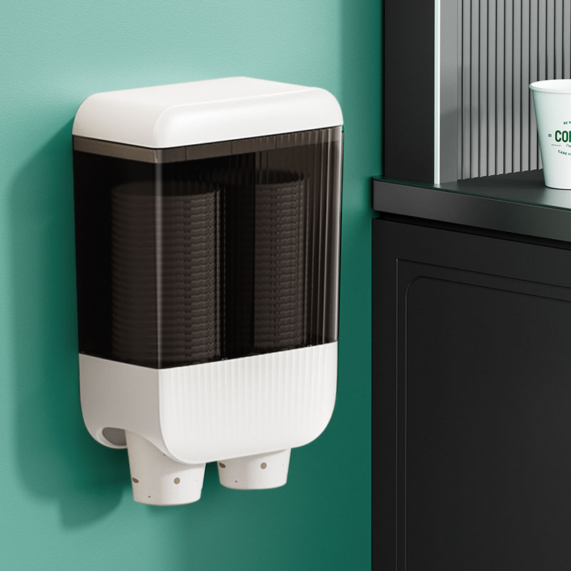 一次性纸杯架饮水机取杯器杯架壁挂纸杯架家用纸杯子收纳架置物架