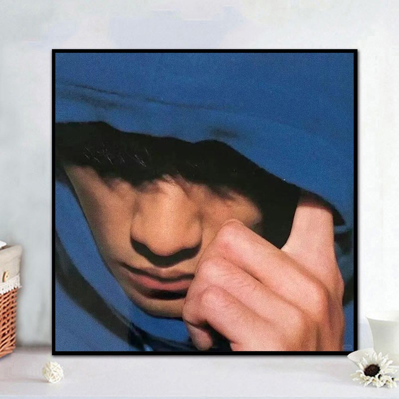 周杰伦专辑封面diy数字油画 手绘填色丙烯油彩画 偶X像明星歌手画