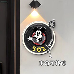 卡通猫和老鼠入户门牌定制2025新款家用门口装饰数字黑胶门牌号高