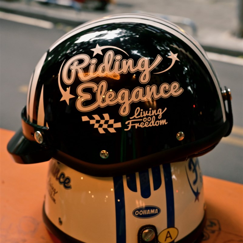 奥哈马夏季半头盔男女复古通勤电动滑板车骑自行车T通勤头盔与大