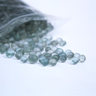 6mm玻璃珠实心弹化学实验玻璃珠一盒500g通明无花玻璃珠 实心玻珠