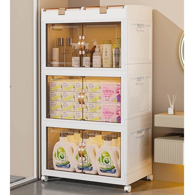 折叠收纳柜大容量储物柜家用移动落地置物柜多层叠加组合卧室衣柜,收纳整理,衣物收纳柜/简易衣橱,淘宝优惠券,粉丝福利购,淘宝优惠卷