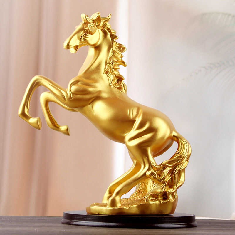马到成功马摆件工艺品家居装x饰客厅电视酒柜办公室桌现代轻奢高