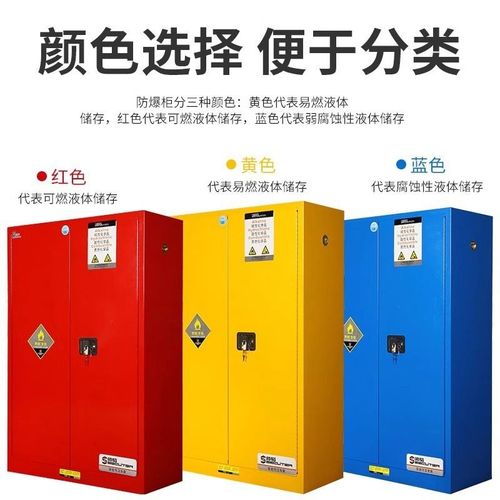 工业防爆安全柜危化品储存柜双锁化学品安全存放柜危险品防爆箱子