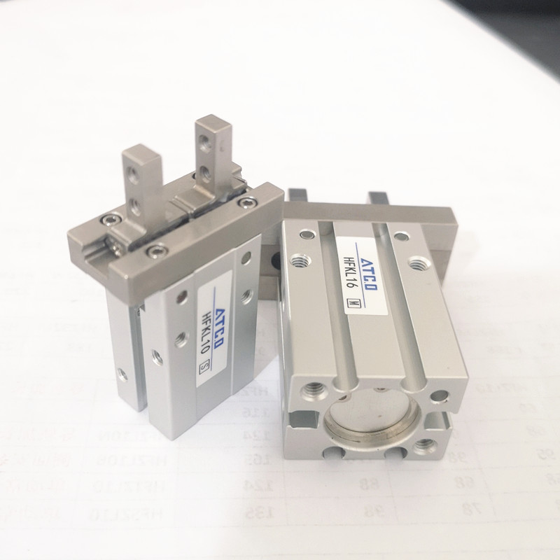 亚德客型气动手指平行导轨气缸HFZ/HwFK 6 10 HFZ16 20 25 32 40