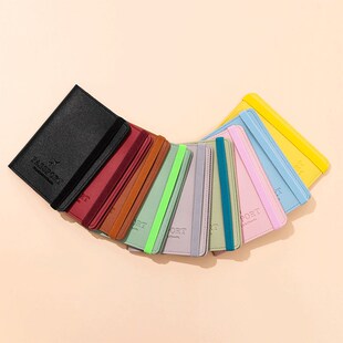 可爱的Kt护照文件袋Pu皮革护照袋多功能护照持有人文件集护照盖储