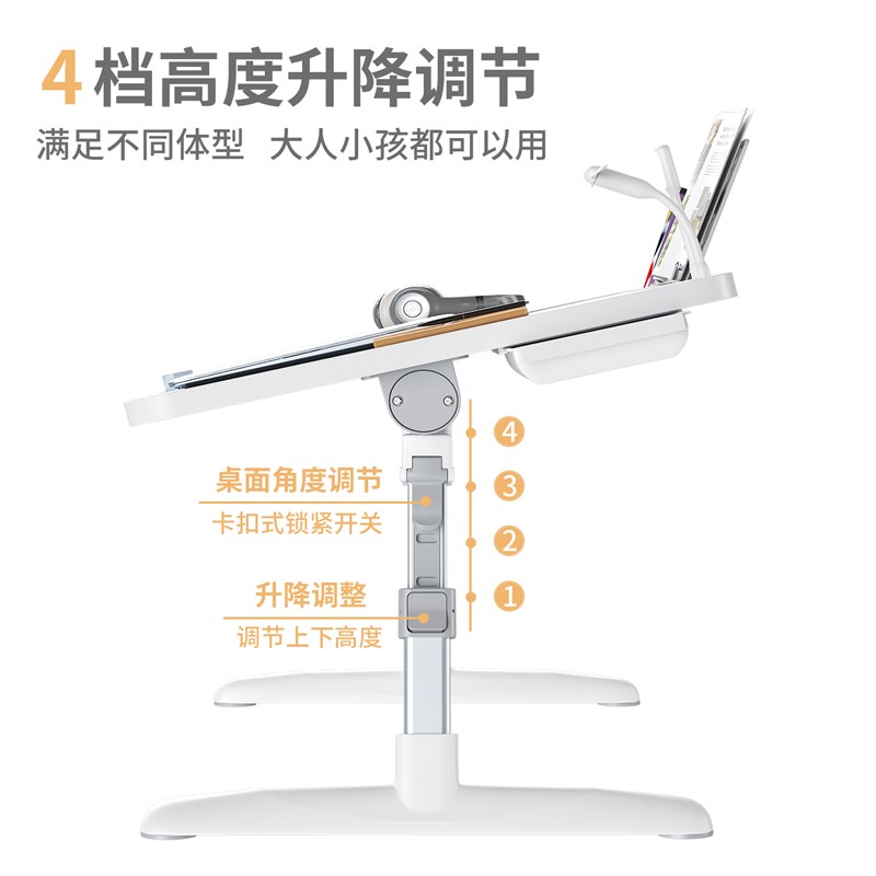 可折叠升降床上小桌子笔记本电脑桌家用懒人桌子卧A室飘窗桌书桌