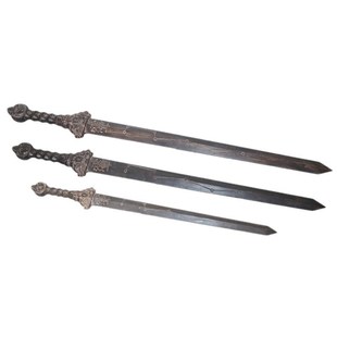 肥城桃木一体剑天师龙虎七星剑法器张天师剑五雷号令法剑