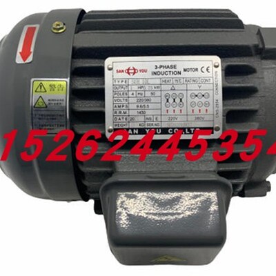 10HP-4P电机3-phasE卧式油泵SANYOU马达UVS-208润滑泵UOP-208 026