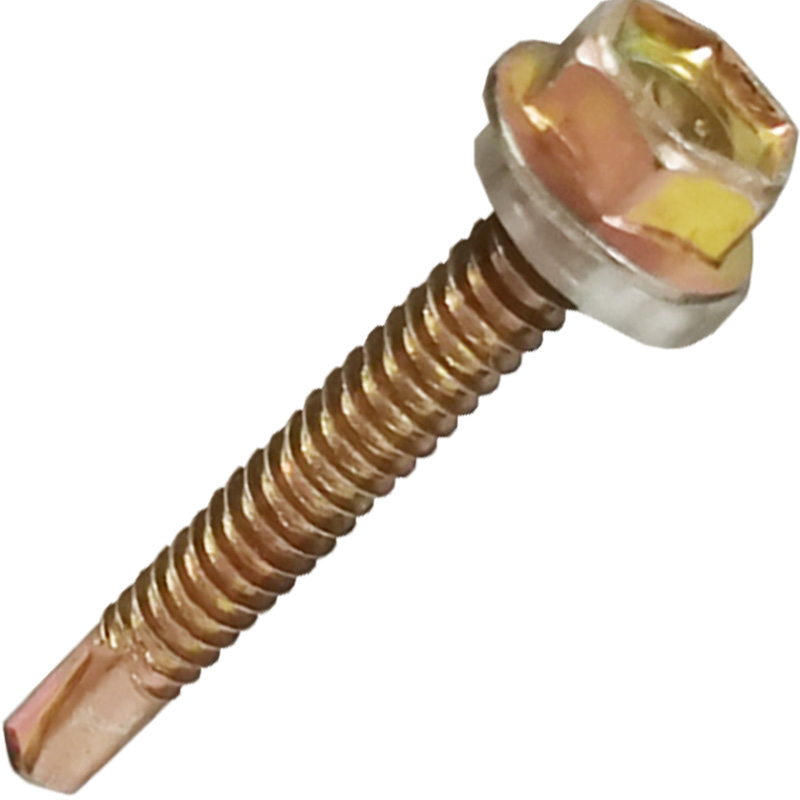 整箱M4.8外六角钻尾丝自攻螺丝自钻燕尾螺M钉镀锌彩钢瓦钉子高博