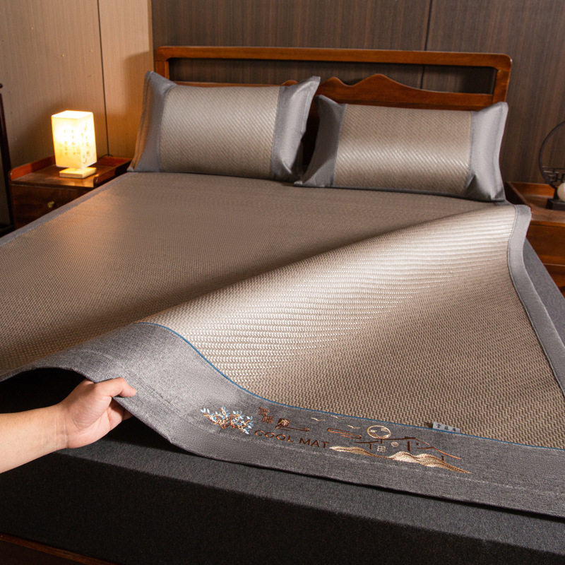 2025新款PE雪藤席冰藤席凉席冰丝席可折叠空调席单人学生席批发,橡塑材料及制品,其他塑料制品,淘宝优惠券,粉丝福利购,淘宝优惠卷