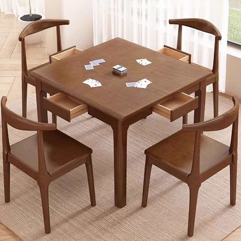实木小方桌正方形餐桌八仙桌四方桌茶桌掼蛋专用桌棋牌桌打牌桌子