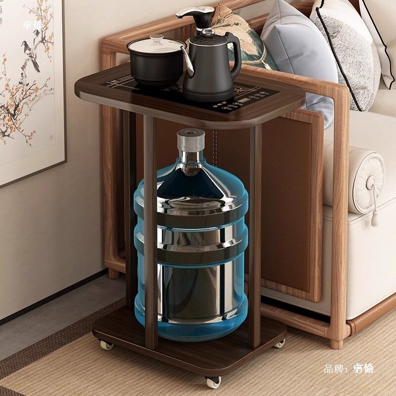 移动茶水柜家用烧水壶一体茶边柜茶桌边柜泡茶台办公室水桶茶吧机