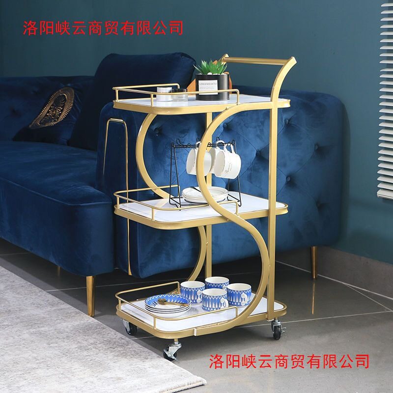 餐车小推车酒店商用移动送餐车三层茶水车酒水车院点心蛋糕车