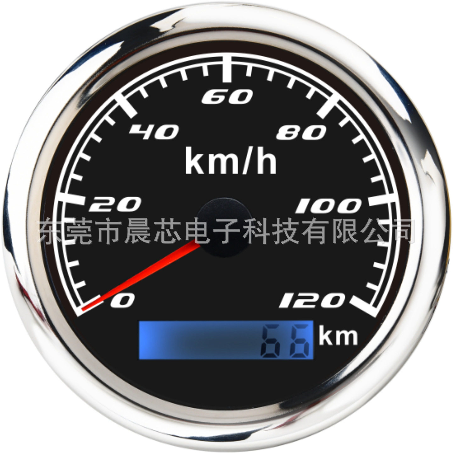 85mm工程机械船舶游艇汽车脉冲速度表Km/h、MPH、Knot时速里程表