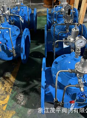 DN400大口径GA6600-10Q水击泄放阀球墨QT450铸铁法兰连接质保一年