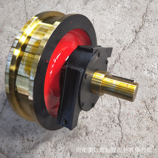 厂家供应 双轮缘主动车轮组 φ700*160起重机大车运行行车轮