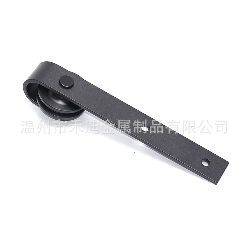 J型经典款谷仓门五金谷仓门吊轨滑轮轨道移门轨道滑轨推拉门五金