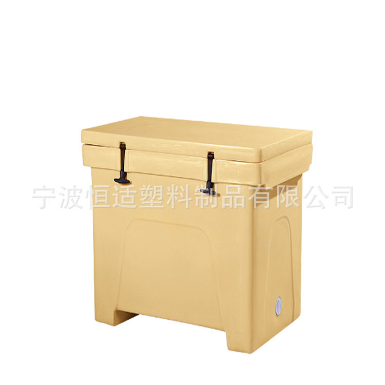 厂家批发PE滚塑保温箱220L-1000L大型食品塑料保温箱保鲜冷藏箱