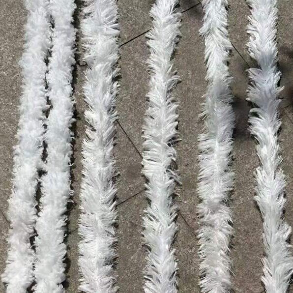 洗砂厂循环水过滤用辩带式生物绳填料 塑料厂污水过滤生物绳填料
