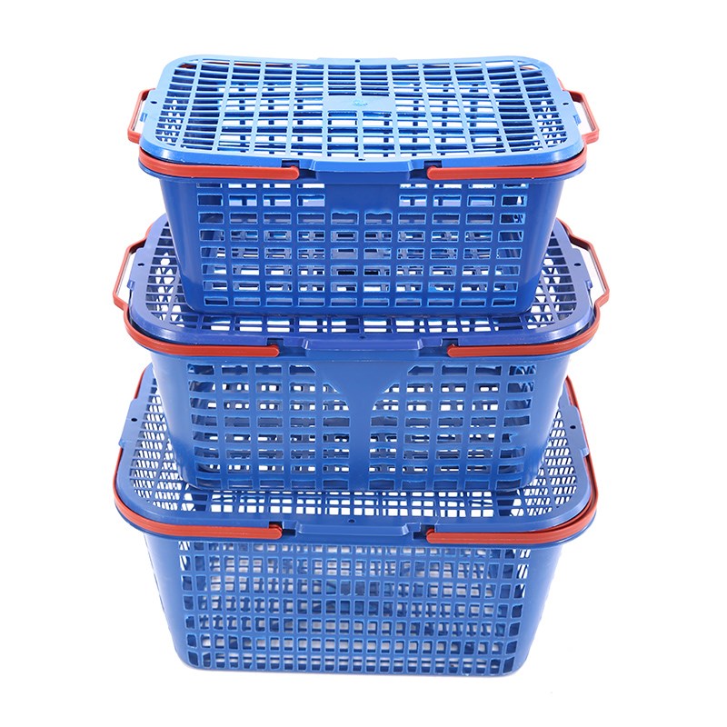 仿制一次性方型篮子手提篮子塑料水果篮子采摘篮R杨梅篮子草莓篮
