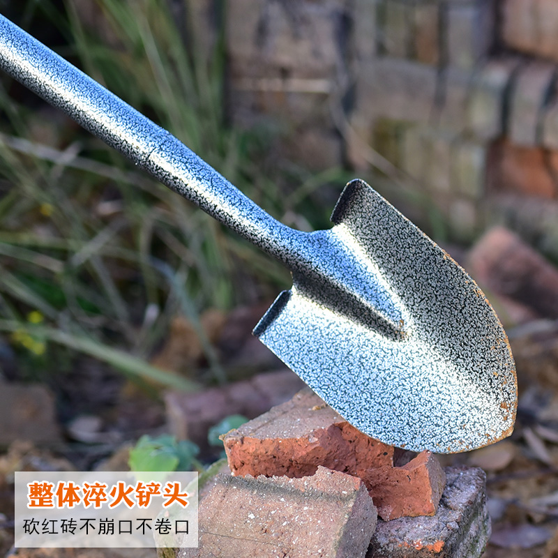 户外家用园林工具全钢加厚挖土铁锹铁铲J农用园艺种花小铲子锹钢