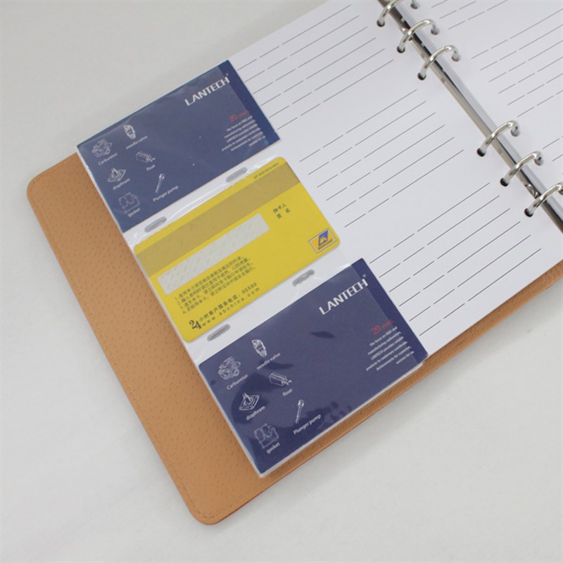 创意名片夹可记录备p注商务名片册商务赠送展销会实用名片薄