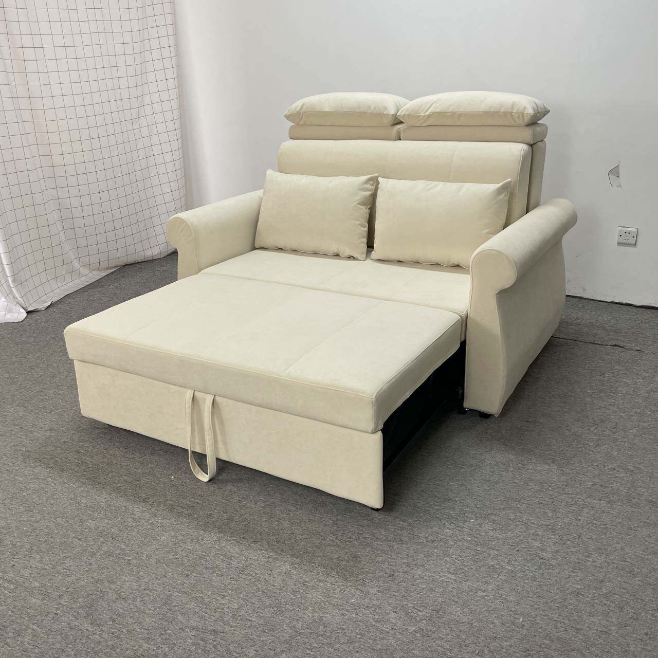 折叠沙发床1.5米1..8米小户型乳胶单人折叠床两用科技布沙发床