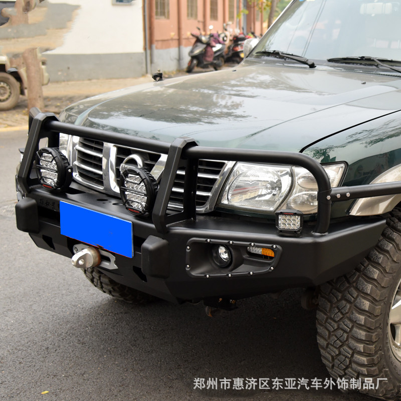 途乐y61护灯牛栏前杠前后保险杠防撞杠越野竞技杠防护杠双轴后杠