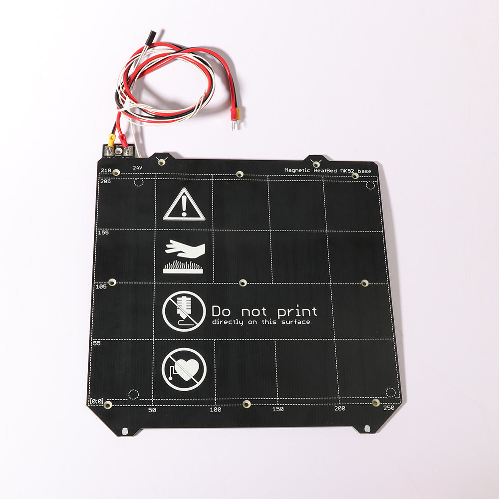 3D打印机配件Prusa i3 MK3/MK2S 3d打印机MK52加热床 24V MK3热床