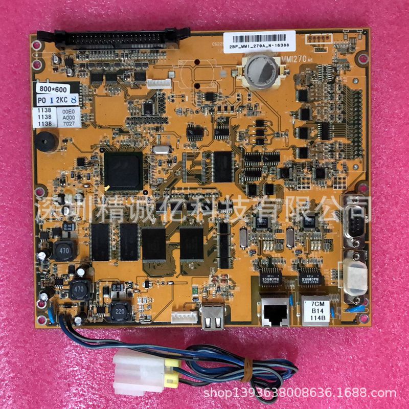弘讯Ak668 TECH1电脑操作板程序板MMI270M82-1 2BP-MMI-270B