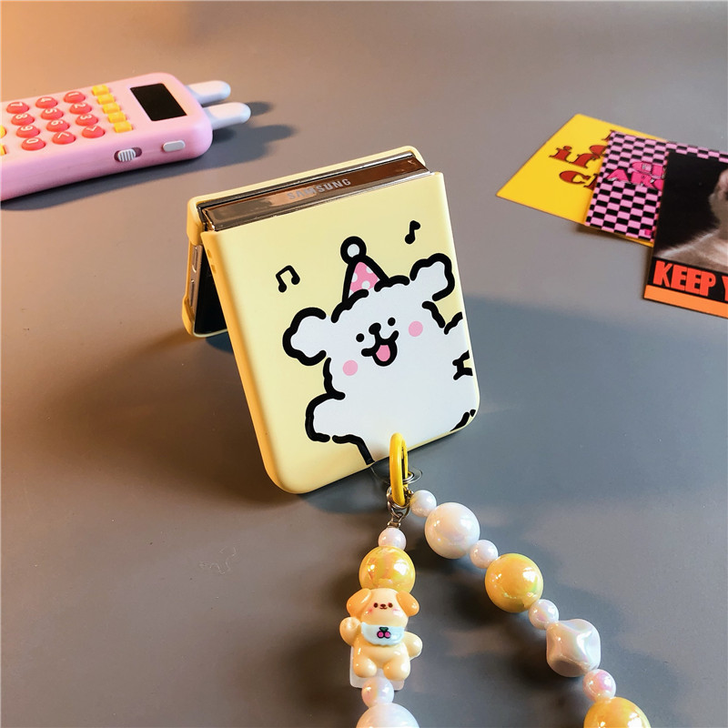 简约可爱卡通防摔手机壳挂绳