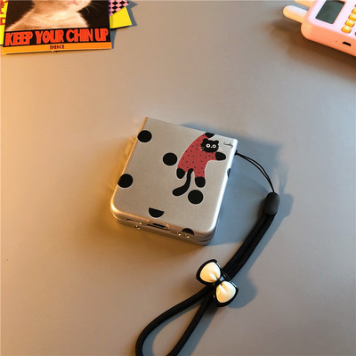 简约可爱卡通防摔手机壳挂绳