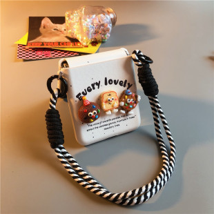 flip透明oppofindn3n2女w24f荣耀v小米mixflip 4卡通vivox M豆lovel华为pocket2手机壳p50硬nova三星zflip5