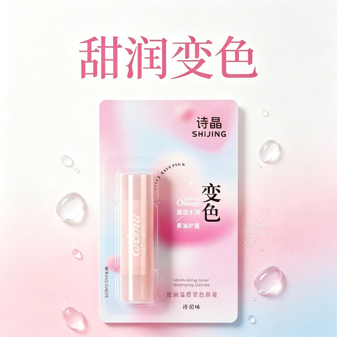 秋冬季盈润温感变色唇膏温感温变不易掉色口红学生女平价彩妆