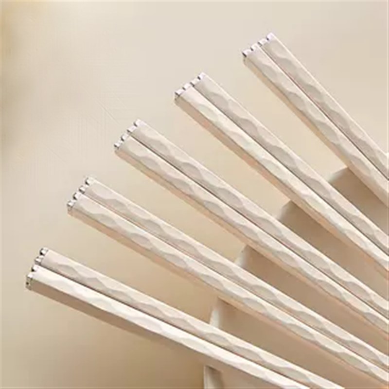 速发耐025家金筷子防霉合用筷新款防滑加厚高端2高温筷